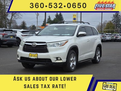 2014 Toyota Highlander Limited Platinum