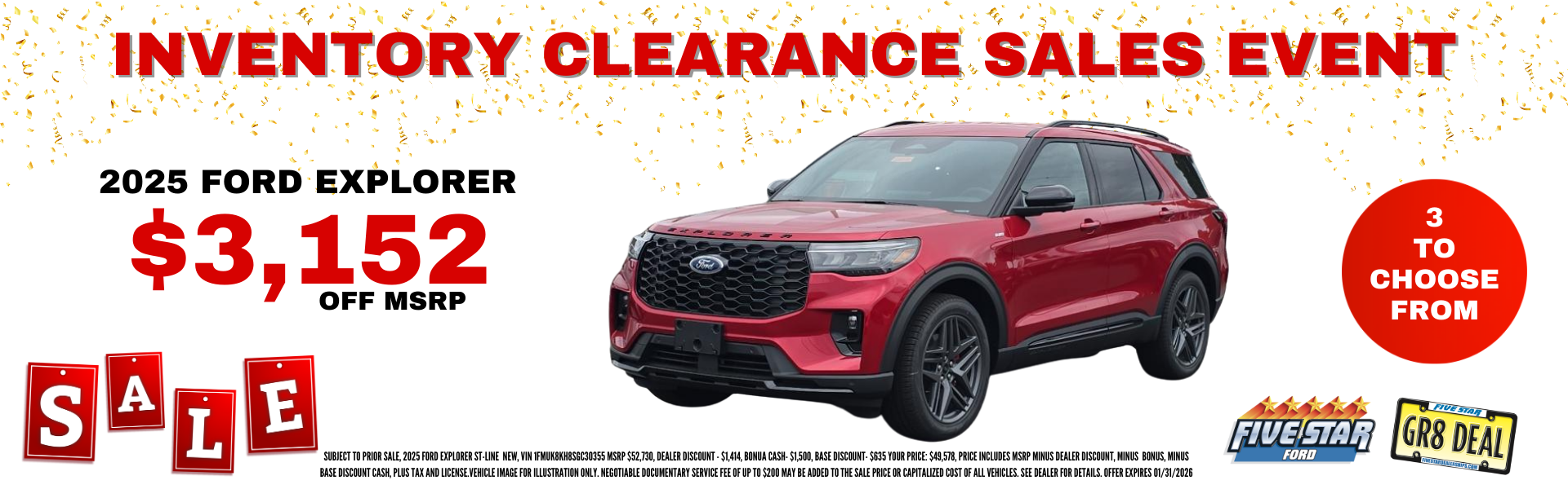 Inventory Clearance Sale 2025 Explorer